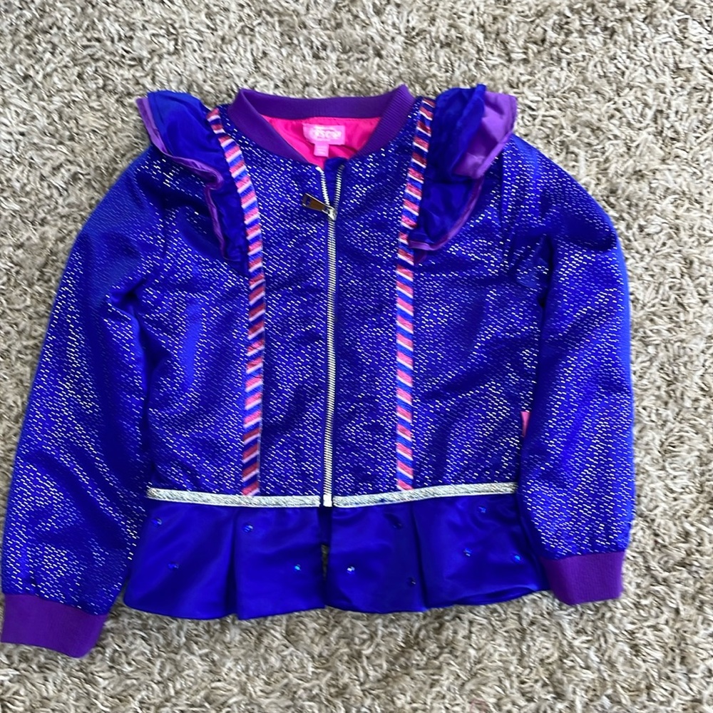 ⚡️ Jojo’s Closet Bomber Jacket Nickelodeon 10 / 12 girls L or 80’s party